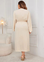 Pluskoon beige mekko – kuva 2