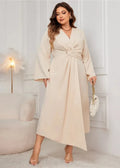 Pluskoon beige mekko