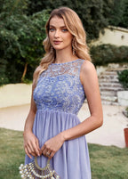 Lyhyt lila juhlamekko – Aino – kuva 3