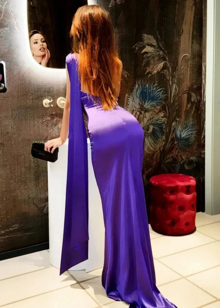 Violetti iltapuku – kuva 5