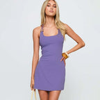 Lyhyt violetti mekko