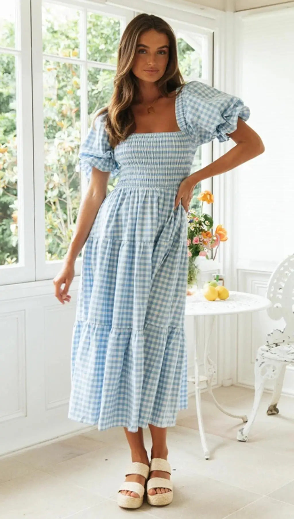 Gingham-mekko – kuva 3