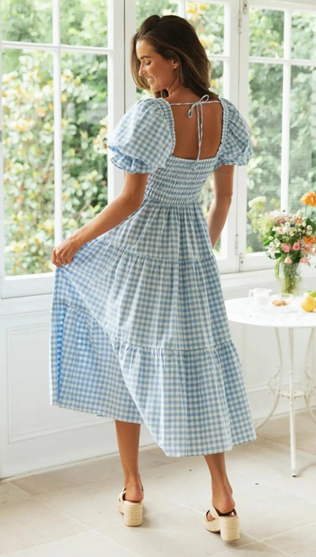 Gingham-mekko – kuva 4