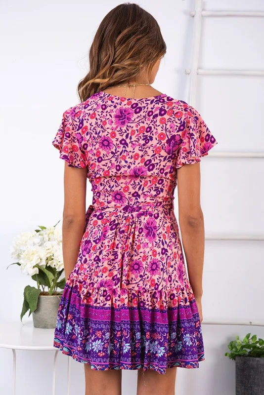 Purppura boheemi mekko – kuva 3