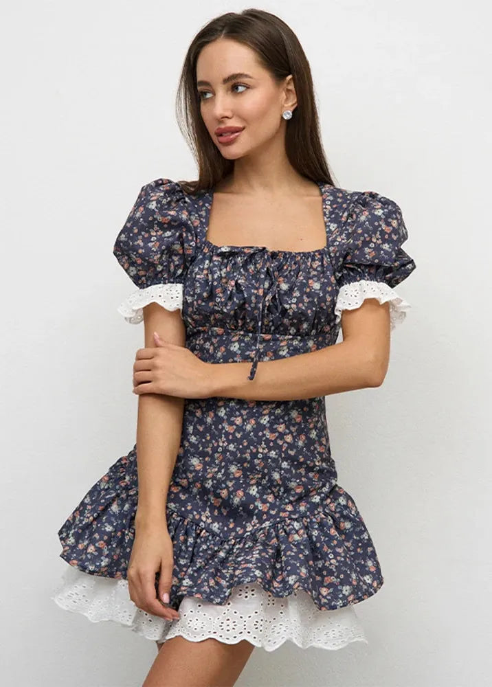 Kukkainen boho-mekko