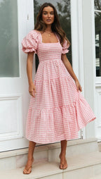Gingham-mekko