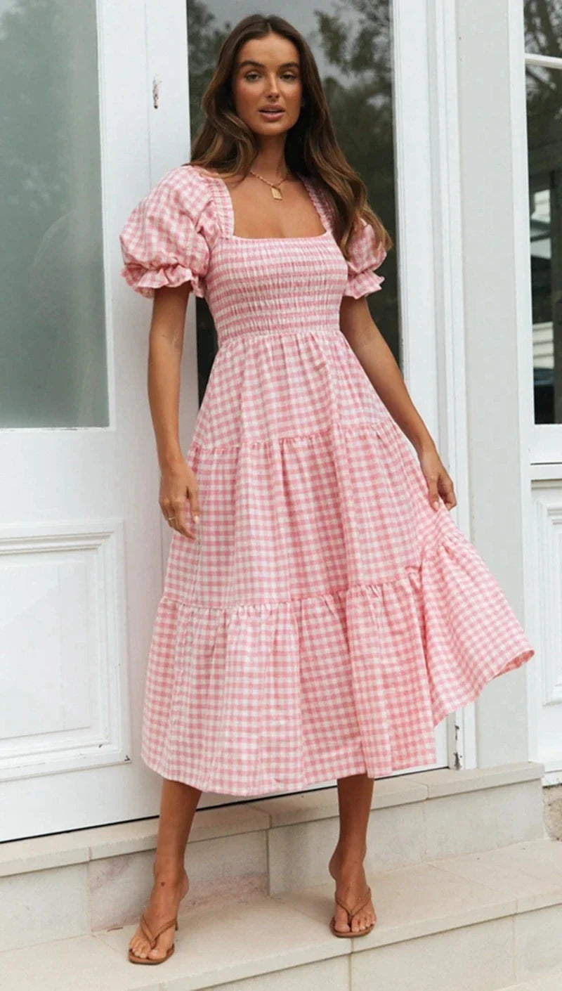 Gingham-mekko