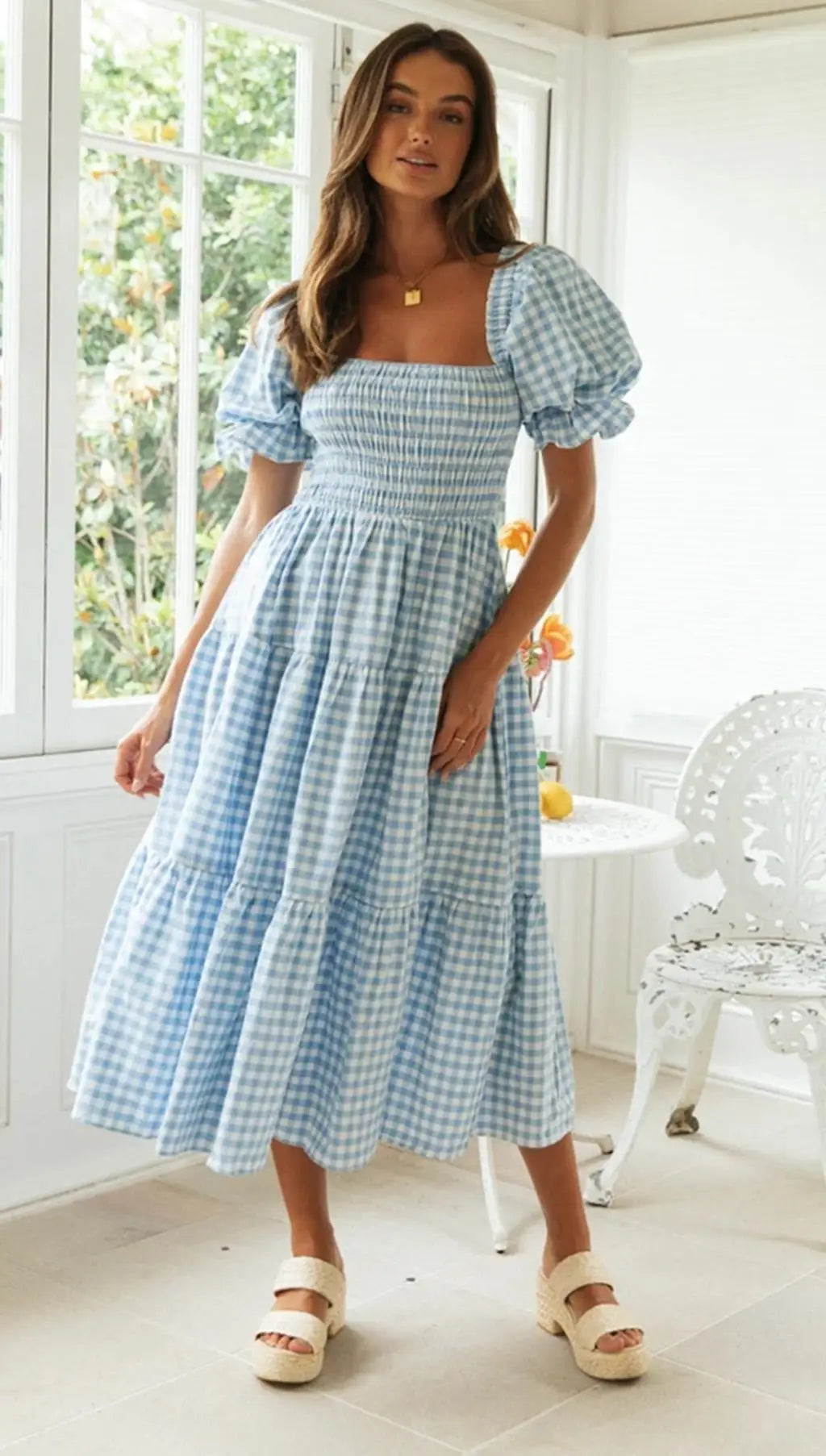 Gingham-mekko – kuva 5