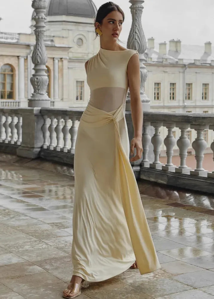 Beige juhlamekko – kuva 2