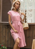Midi pilkullinen mekko – kuva 4